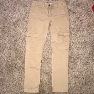 cargo pants by charles and a half